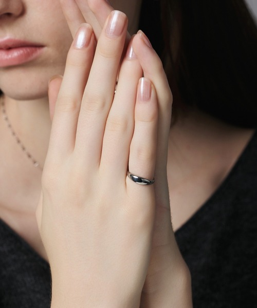 CENE（セネ）の「【CENE】セネ/プランプピンキーリング（リング・レディース・ゴールド/シルバー・#3/#5）」の4枚目の写真