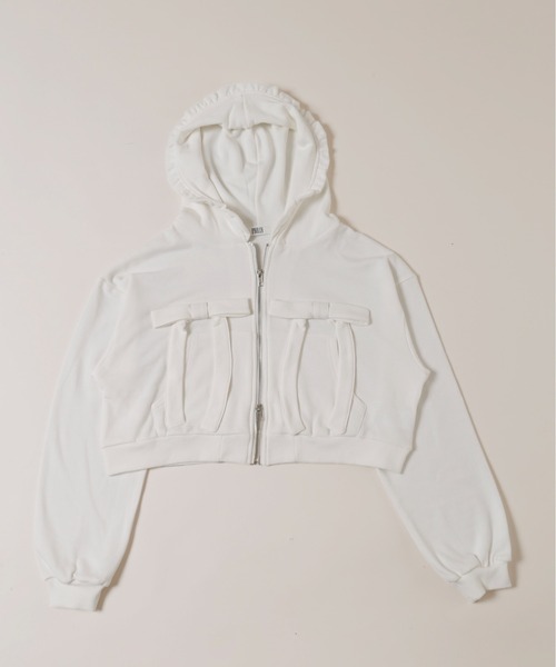 すずハル☆すとぷり ハートリボンジップパーカー（White） ちぃさん様 専用】すとぷり ハートリボンジップパーカー - メルカリ