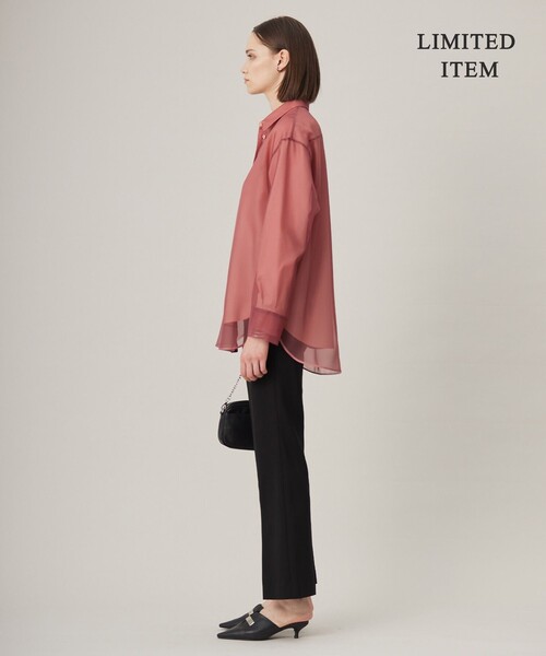 ICB(アイシービー)の「【WEB限定・洗える】キュプラハイパワーストレッチ セミフレアパンツ(その他パンツ・レディース・アイボリー系/ブラック系・42/44/46)」の21枚目の写真