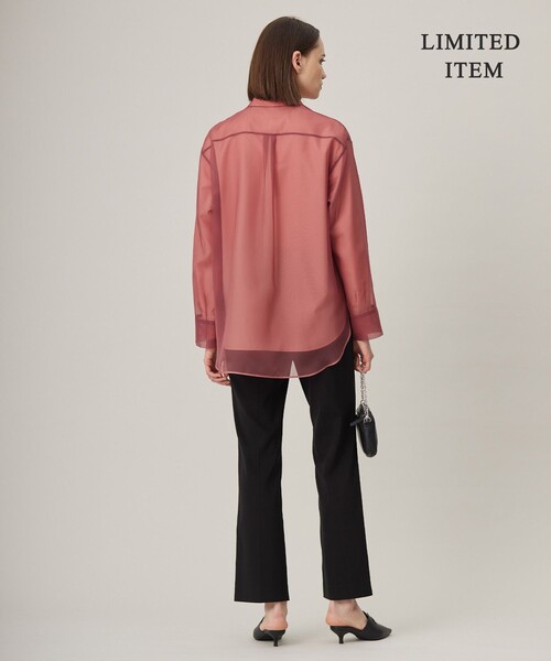 ICB(アイシービー)の「【WEB限定・洗える】キュプラハイパワーストレッチ セミフレアパンツ(その他パンツ・レディース・アイボリー系/ブラック系・42/44/46)」の22枚目の写真