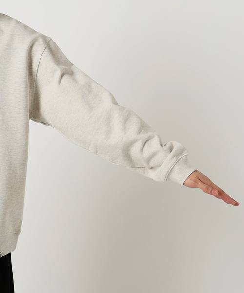 B.C STOCK（ベーセーストック）の「ドッグ柄 アソートクルーネックスウェット（スウェット・メンズ・グレー/チャコールグレー/ホワイト/アイボリー/ライトグレー・MEDIUM/LARGE）」の11枚目の写真