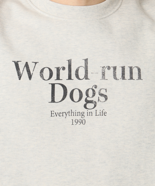 B.C STOCK（ベーセーストック）の「ドッグ柄 アソートクルーネックスウェット（スウェット・メンズ・グレー/チャコールグレー/ホワイト/アイボリー/ライトグレー・MEDIUM/LARGE）」の15枚目の写真