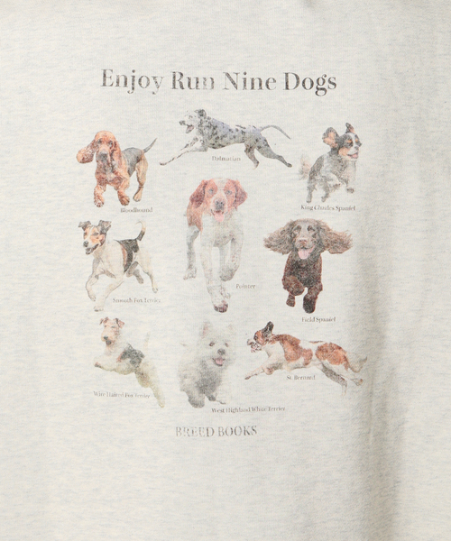 B.C STOCK（ベーセーストック）の「ドッグ柄 アソートクルーネックスウェット（スウェット・メンズ・グレー/チャコールグレー/ホワイト/アイボリー/ライトグレー・MEDIUM/LARGE）」の16枚目の写真