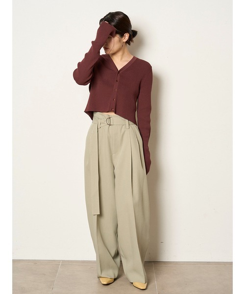 MIESROHE（ミースロエ）の「ハイフォルム2タックPT（その他パンツ