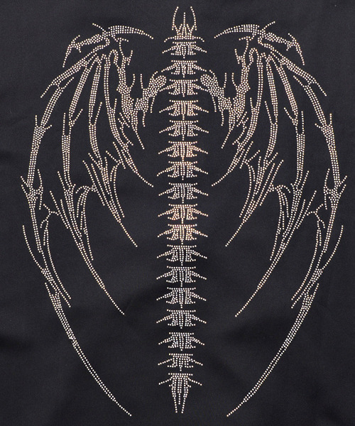 SILVER BULLET（シルバーバレット）の「『PSYCHO NATION/サイコネーション』ラインストーンボリュームネックブルゾン（ブルゾン・レディース・ブラック・L/M）」の9枚目の写真