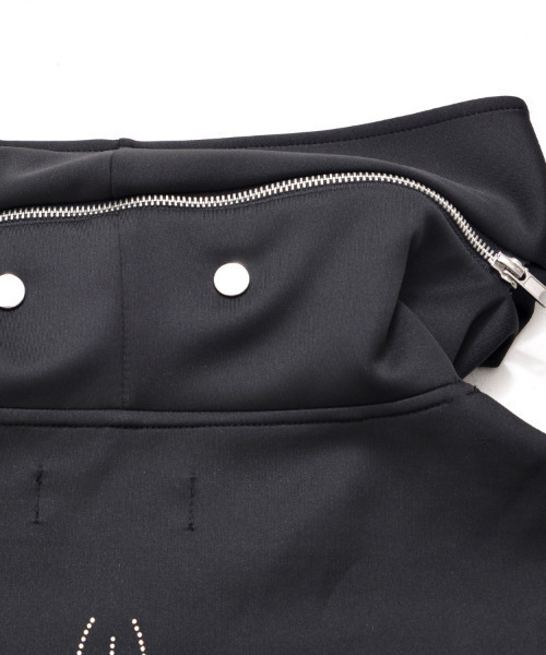 SILVER BULLET（シルバーバレット）の「『PSYCHO NATION/サイコネーション』ラインストーンボリュームネックブルゾン（ブルゾン・レディース・ブラック・L/M）」の11枚目の写真