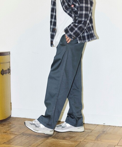 RED KAP（レッドキャップ）の「RED KAP/レッドキャップ 別注 SMU WIDE CHEF PANTS/リラックスフィット（チノパンツ・メンズ・オリーブ/ブラック/チャコール/ベージュ/レオパード/ダークグレー・LARGE/MEDIUM/SMALL）」の22枚目の写真