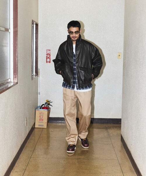 RED KAP（レッドキャップ）の「RED KAP/レッドキャップ 別注 SMU WIDE CHEF PANTS/リラックスフィット（チノパンツ・メンズ・オリーブ/ブラック/チャコール/ベージュ/レオパード/ダークグレー・LARGE/MEDIUM/SMALL）」の15枚目の写真