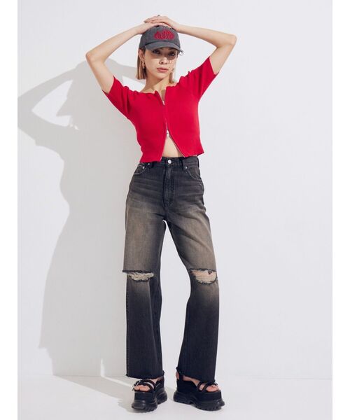 EVRIS（エヴリス）の「バックルモチーフスニーカーサンダル（サンダル・レディース・その他1/ブラック・LARGE/MEDIUM/SMALL）」の8枚目の写真