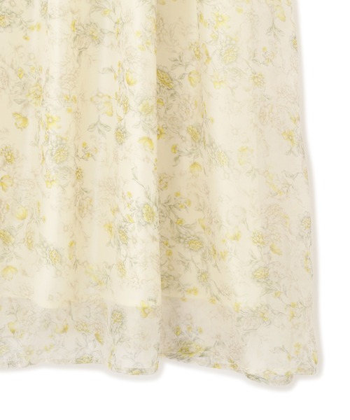 JILL by JILLSTUART シャイニーフラワーワンピース　イエロー ジルバイジルスチュアート JILL by JILLSTUART シャイニー