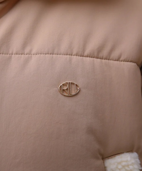 merrylatte(メリーラテ)の「リバーシブルボアダウンライクジャケット(ダウンジャケット/コート・レディース・ベージュ・FREE)」の20枚目の写真