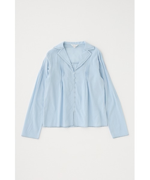 MOUSSY（マウジー）の「COTTON PINTUCK ブラウス（シャツ/ブラウス・レディース・オフホワイト/ブルー系その他/ブラック・FREE）」の19枚目の写真