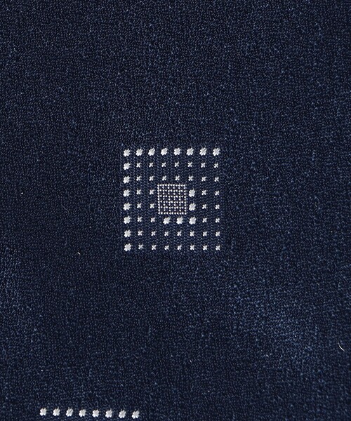 UNITED ARROWS(ユナイテッドアローズ)の「スクエア ジャガード ネクタイ(ネクタイ・メンズ・ダークブラウン/ネイビー・FREE)」の5枚目の写真