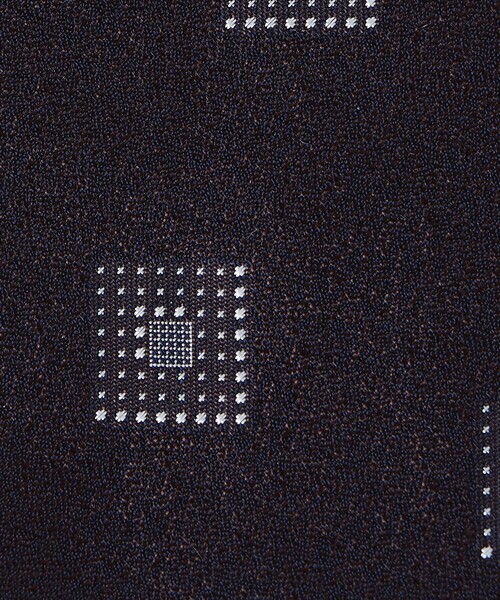UNITED ARROWS(ユナイテッドアローズ)の「スクエア ジャガード ネクタイ(ネクタイ・メンズ・ダークブラウン/ネイビー・FREE)」の7枚目の写真