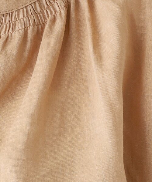 COUP DE CHANCE（クードシャンス）の「【ラミー100％／洗える】ギャザーブラウス（シャツ/ブラウス・レディース・ホワイト/ピンク系/ブラック/ブルーグリーン/ナチュラル・34/36/38/40）」の14枚目の写真