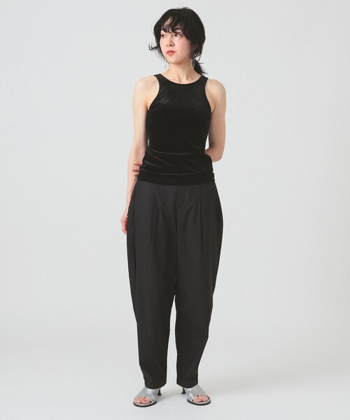 Ray BEAMS（レイビームス）の「RBS / サイドリボン コクーンパンツ（その他パンツ・レディース・アイボリー/ブラック・1/0）」の12枚目の写真