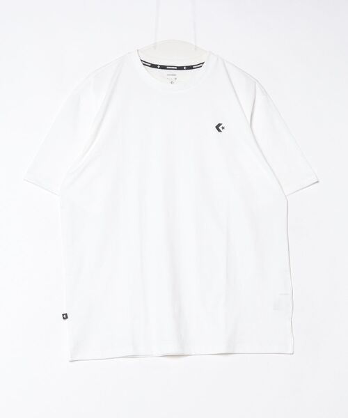 CONVERSE（コンバース）の「コンバース  コア ドライ S/S Tシャツ（Tシャツ/カットソー・メンズ・ブラウン/ホワイト/ネイビー・M/L/LL）」の2枚目の写真