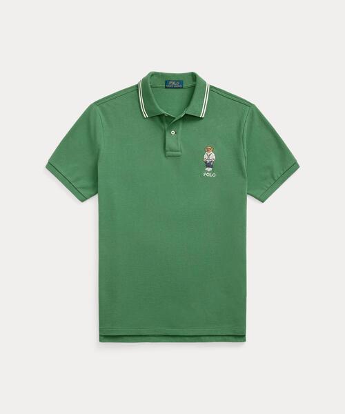 Ralph Lauren カスタム スリム Polo ベア メッシュ ポロシャツ カスタム スリム Polo ベア メッシュ ポロシャツ（ポロシャツ）｜POLO