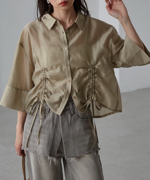 solleim（ソルレム）の「シアードロストショート丈シャツ