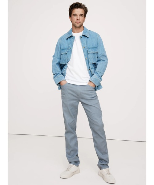 Banana Republic（バナナリパブリック）の「スリム リネンコットン トラベラーパンツ（その他パンツ・メンズ・グレー系その他/カーキ/ブラック/ベージュ/ホワイト/ライトグレー・28W 30L/29W 30L/30W 30L/31W 30L/32W 30L/33W 30L/34W 30L）」の11枚目の写真