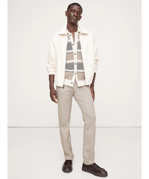 Banana Republic（バナナリパブリック）の「スリム リネンコットン トラベラーパンツ（その他パンツ・メンズ・グレー系その他/カーキ/ブラック/ベージュ/ホワイト/ライトグレー・28W 30L/29W 30L/30W 30L/31W 30L/32W 30L/33W 30L/34W 30L）」の7枚目の写真