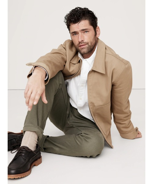 Banana Republic（バナナリパブリック）の「スリム リネンコットン トラベラーパンツ（その他パンツ・メンズ・グレー系その他/カーキ/ブラック/ベージュ/ホワイト/ライトグレー・28W 30L/29W 30L/30W 30L/31W 30L/32W 30L/33W 30L/34W 30L）」の8枚目の写真