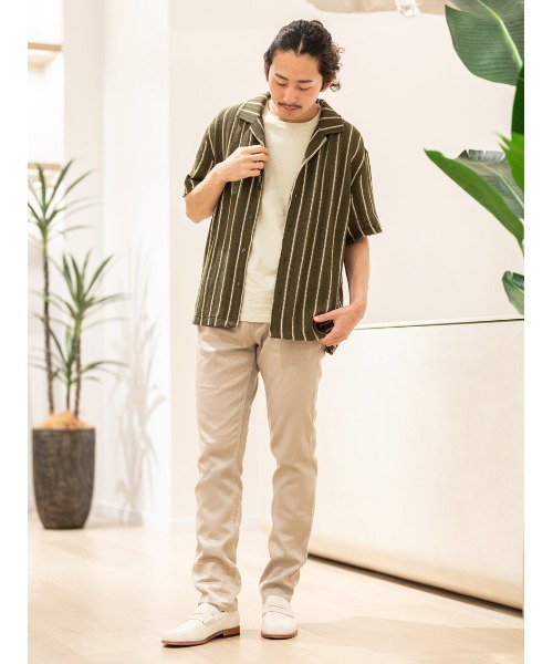 Banana Republic（バナナリパブリック）の「スリム リネンコットン トラベラーパンツ（その他パンツ・メンズ・グレー系その他/カーキ/ブラック/ベージュ/ホワイト/ライトグレー・28W 30L/29W 30L/30W 30L/31W 30L/32W 30L/33W 30L/34W 30L）」の14枚目の写真