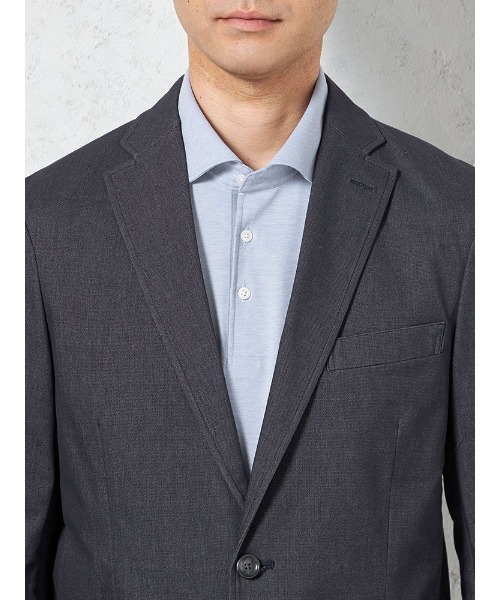 HARUYAMA(ハルヤマ)の「【EDWINデニスラ】シャンブレーニットジャケット【セットアップ商品有】(テーラードジャケット・メンズ・ライトグレー/ネイビー・LL/M)」の12枚目の写真
