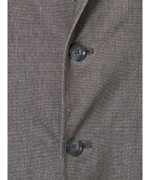 HARUYAMA(ハルヤマ)の「【EDWINデニスラ】シャンブレーニットジャケット【セットアップ商品有】(テーラードジャケット・メンズ・ライトグレー/ネイビー・LL/M)」の20枚目の写真