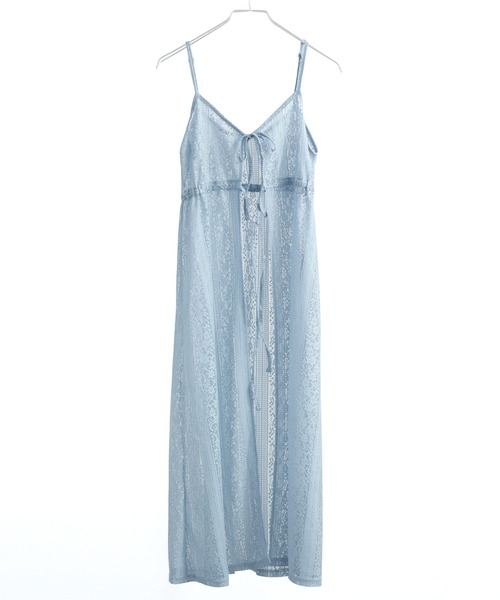 Fashion Letter(ファッションレター)の「レースキャミワンピース(ワンピース・レディース・オフホワイト/ライトベージュ/ブルーグレー/ブラック・M)」の13枚目の写真