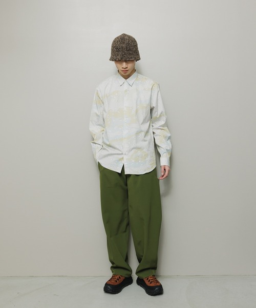 BAL（バル）の「HALF FLY BUTTON SHIRT（シャツ/ブラウス・メンズ・デザートカモ・1/2/3）」の8枚目の写真