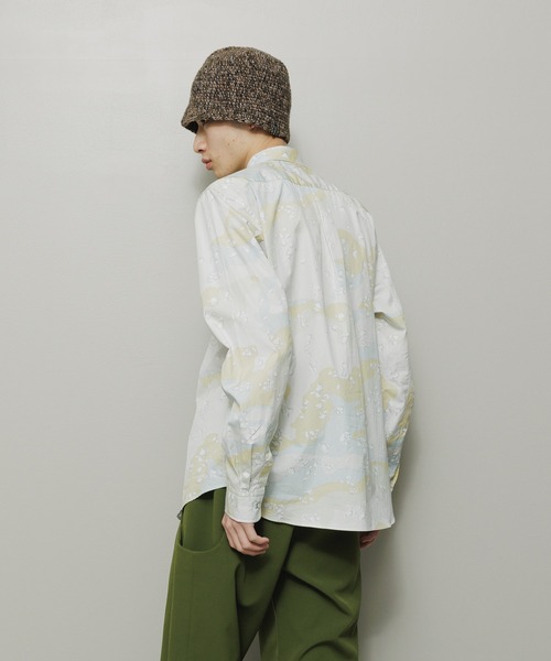 BAL（バル）の「HALF FLY BUTTON SHIRT（シャツ/ブラウス・メンズ・デザートカモ・1/2/3）」の3枚目の写真