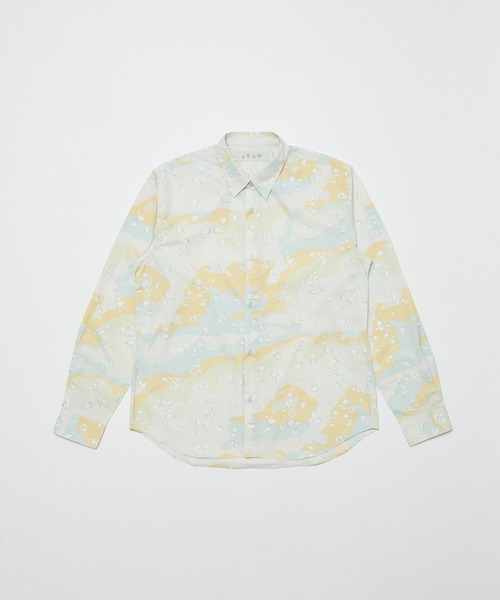 BAL（バル）の「HALF FLY BUTTON SHIRT（シャツ/ブラウス・メンズ・デザートカモ・1/2/3）」の5枚目の写真