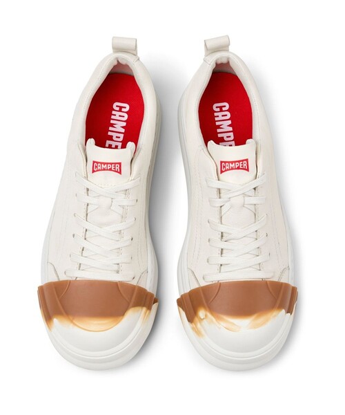 CAMPER（カンペール）の「[カンペール] JUNCTION RUNNER / レザースニーカー（スニーカー・レディース・ホワイト・23.5cm/23.0cm/24.0cm/25.0cm/25.5cm/22.5cm）」の4枚目の写真
