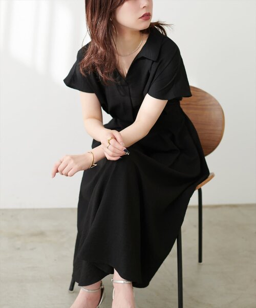L‘or Drawstring Dress ワンピース women's side ruching drawstring - Temu