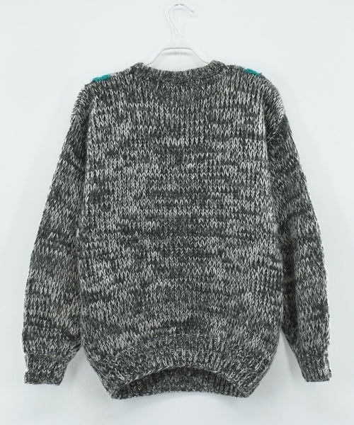 VINTAGE(ヴィンテージ)の「【ヴィンテージ古着】90’s GABRIELLE メランジニット(ニット/セーター・メンズ・グレー・LARGE)」の6枚目の写真