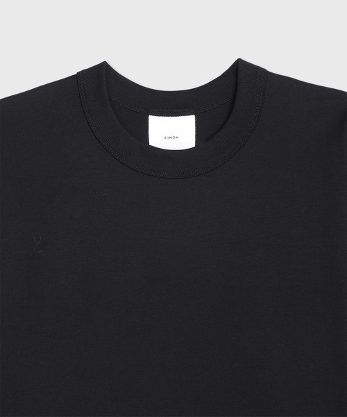 CINOH(チノ)の「REFINAベーシックTシャツ(Tシャツ/カットソー・メンズ・ブラック/ベージュ系その他/オフホワイト/サックスブルー系・44/46/48)」の10枚目の写真