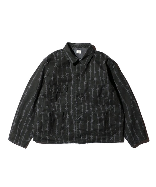 PENNEY'S / ペニーズ PRINTED ENGINEER SHORT JACKET トライバル
