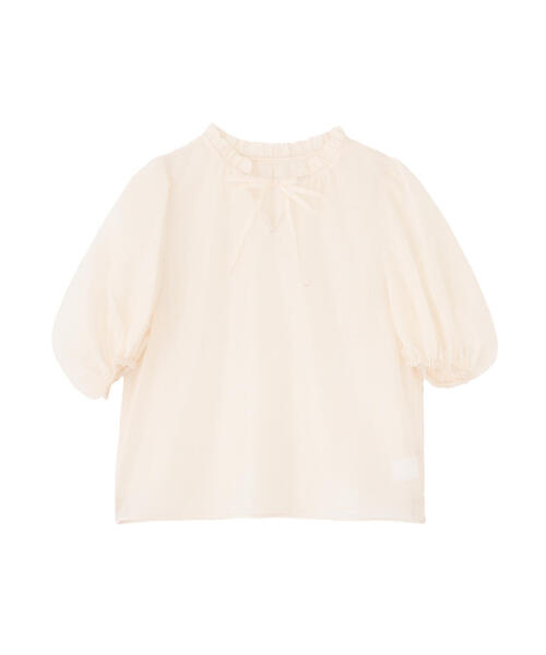 PROPORTION BODY DRESSING（プロポーションボディドレッシング）の「ボリュームスリーブシアーブラウス / 1215110407（シャツ/ブラウス・レディース・ホワイト系その他/ピンク/ブラック・SMALL/MEDIUM）」の14枚目の写真