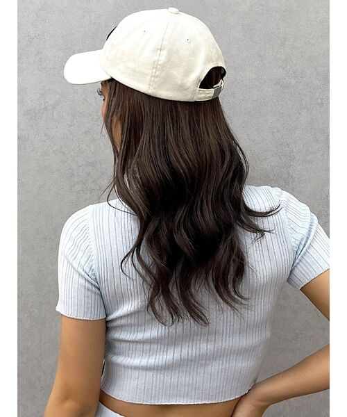 GYDA(ジェイダ)の「GD embroidery CAP(キャップ・レディース・ブラック/アイボリー・FREE)」の17枚目の写真