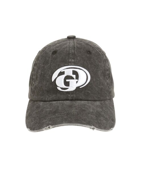 GYDA(ジェイダ)の「GD embroidery CAP(キャップ・レディース・ブラック/アイボリー・FREE)」の4枚目の写真