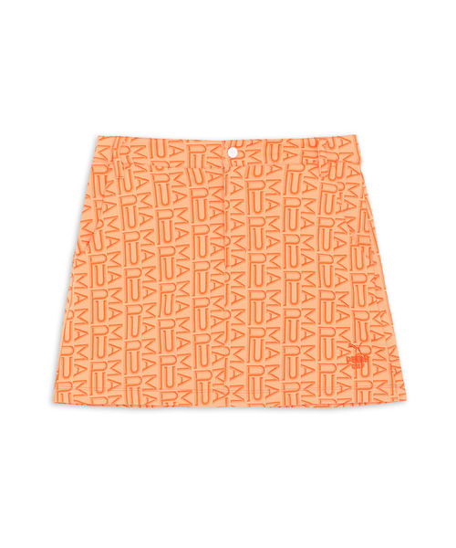 PUMA（プーマ）の「PUMA プーマ ウィメンズ ゴルフ FOG ジャガード AOP スカート（スカート・レディース・ネイビー/ブラウン系その他/ブラウン系その他7・SMALL/X-LARGE/MEDIUM/LARGE）」の4枚目の写真