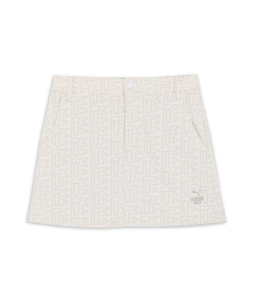 PUMA（プーマ）の「PUMA プーマ ウィメンズ ゴルフ FOG ジャガード AOP スカート（スカート・レディース・ネイビー/ブラウン系その他/ブラウン系その他7・SMALL/X-LARGE/MEDIUM/LARGE）」の5枚目の写真
