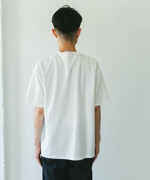URBAN RESEARCH DOORS（アーバンリサーチドアーズ）の「『Sサイズ/WEB限定』ポンチポケットショートスリーブTシャツ（Tシャツ/カットソー・メンズ・スミクロ/ネイビー/ホワイト/ライトグレー/ライトピンク・SMALL/MEDIUM/LARGE/X-LARGE）」の13枚目の写真
