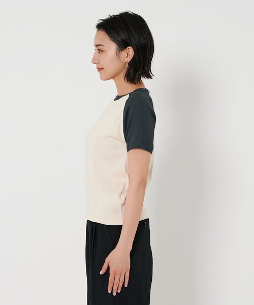 MILLER(ミラー)の「【別注】<Robert P. Miller>リブ ラグラン Tシャツ(Tシャツ/カットソー・レディース・オフホワイト/イエロー/モカ・FREE)」の14枚目の写真