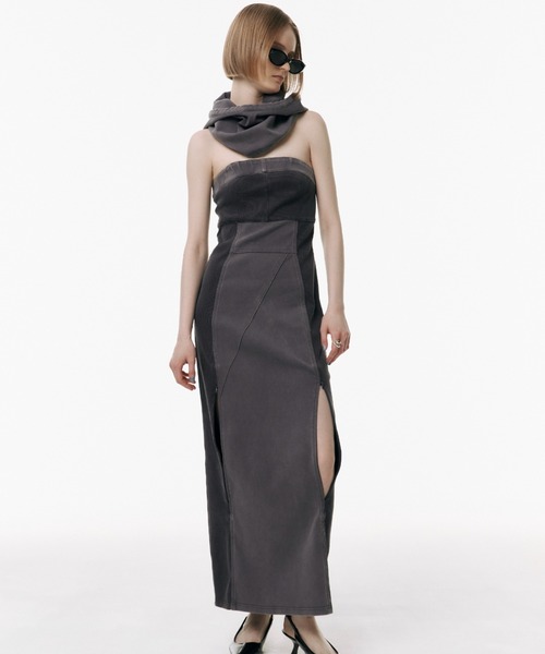 HOODIE BARE DRESS/フーディーベアドレス jose moon セール】HOODIE BARE DRESS/フーディーベアドレス(ワンピース