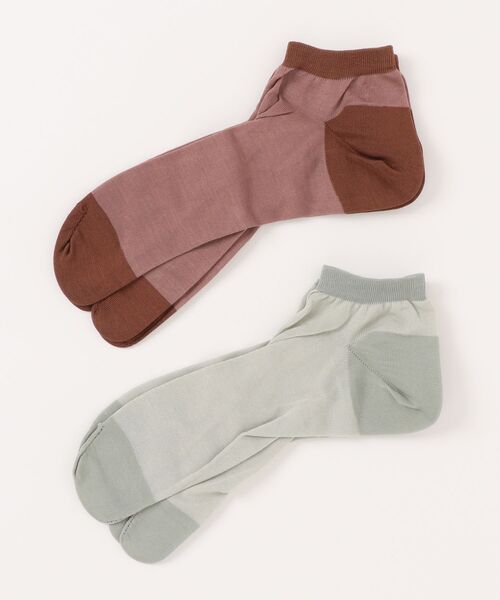 babaco(ババコ)の「babaco 2 Pairs of Words Socks LEFT AND RIGHT(ソックス/靴下・レディース・その他・1)」の1枚目の写真