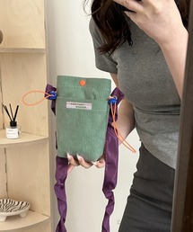 M2SUQARED（エムツースクエア）の「【M2SUQARED/エムツースクエア】コーデュロイミニショルダーバッグ/携帯ポーチ（ショルダーバッグ）」