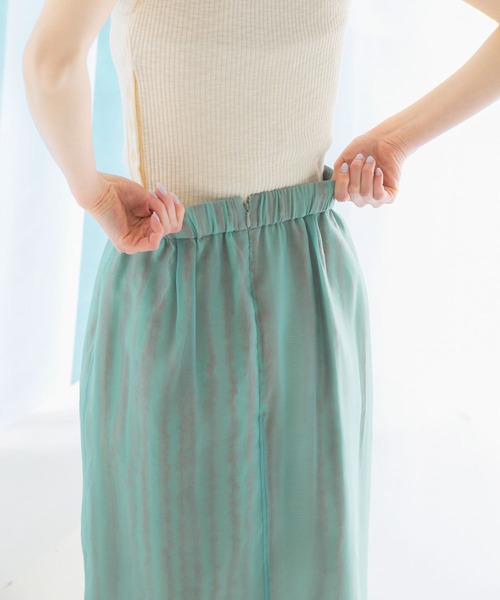 URBAN RESEARCH ROSSO WOMEN(アーバンリサーチ ロッソ)の「ジャガードレイヤースカート(スカート・レディース・ブラック/ミント・FREE)」の21枚目の写真