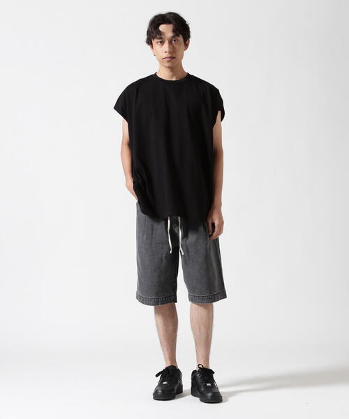 BEAVER(ビーバー)の「B omnivore/ビーオムニボー DENIM WIDE SHORTS デニムワイドショーツ(その他パンツ・メンズ・ブラック/ブルー・M/L)」の22枚目の写真